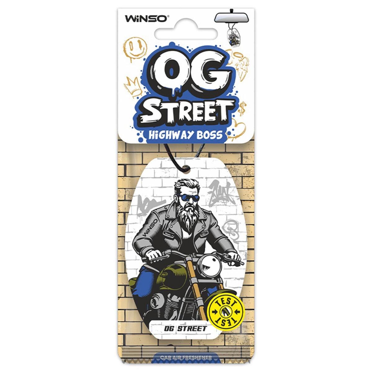 Ароматизатор WINSO OG Street-Highway Boss (11063)