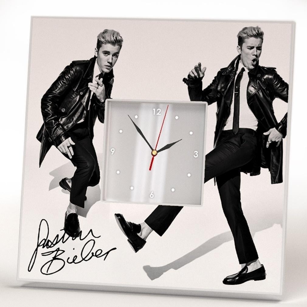 Часы Певец Justin Bieber 260x260 мм (C00779)