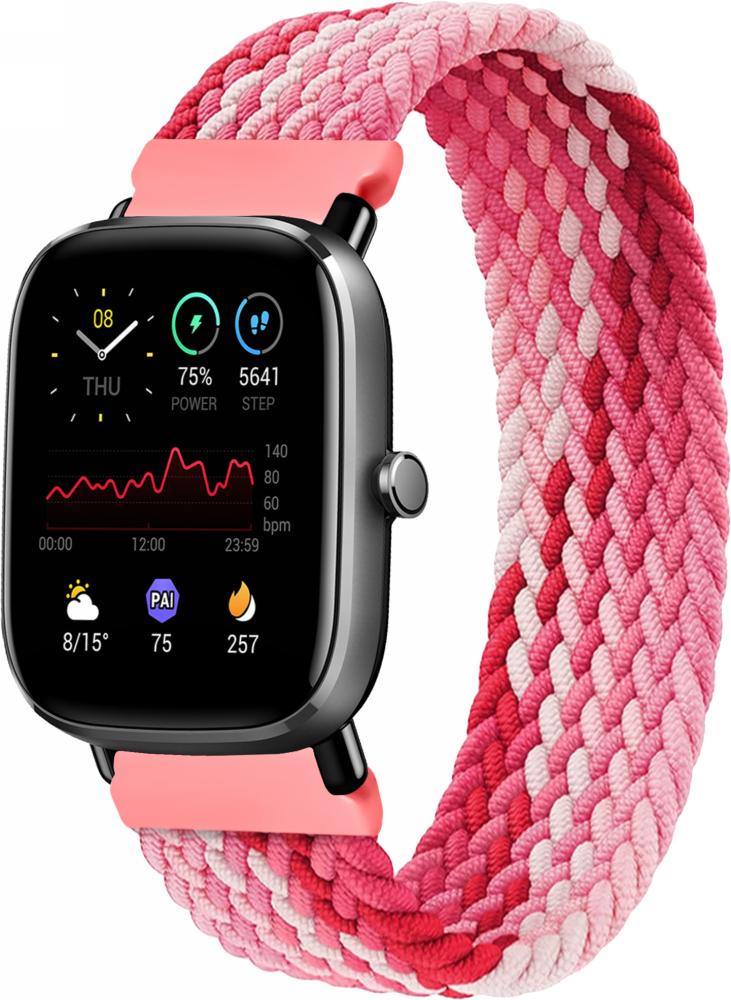 Ремінець Solo Loop Multi для Amazfit GTS 2 mini (135 мм) Pink White (25179-52) Ремінець Solo Loop Multi для Amazfit GTS 2 mini (135 мм) Pink White (25179-52)