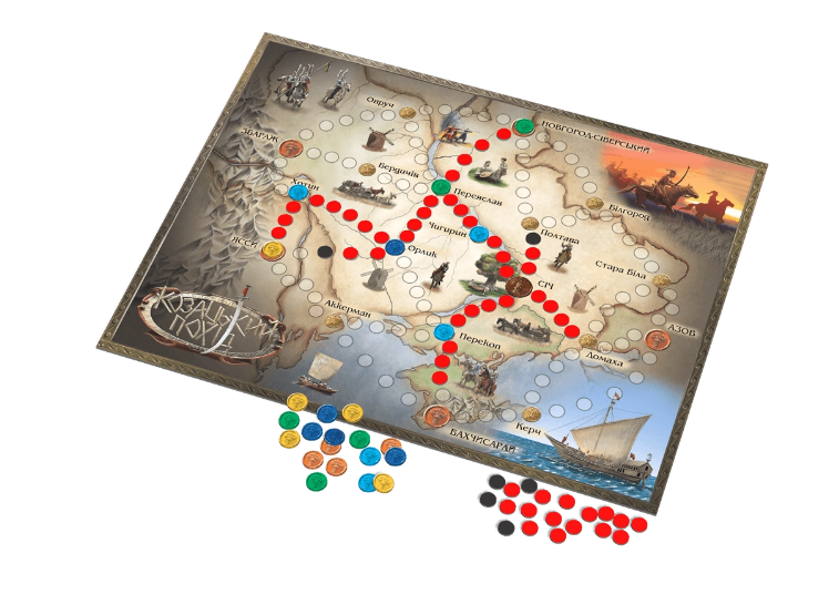 Настільна гра КОЗАЦЬКИЙ ПОХІД (ВР_КП) - фото 3 Настільна гра КОЗАЦЬКИЙ ПОХІД (ВР_КП) - фото 3