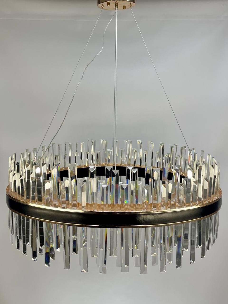 Люстра светодиодная Zilini HL1266/800 Золотистый/Черный (24084153)