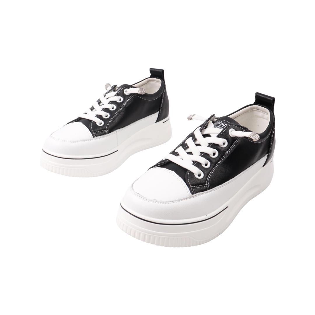 Кеди жіночі Farinni зі шкіри Чорний (172-21DTC 38) - фото 5 Кеди жіночі Farinni зі шкіри Чорний (172-21DTC 38) - фото 5