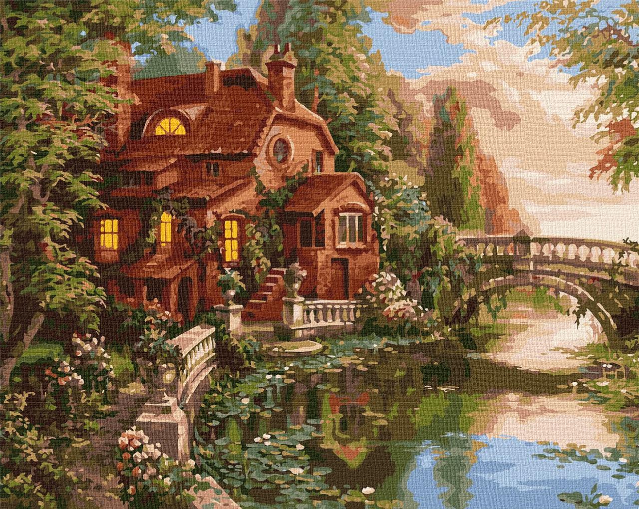 Картина по номерам Ідейка Дом-мечта. 40х50 см (KHO2508)