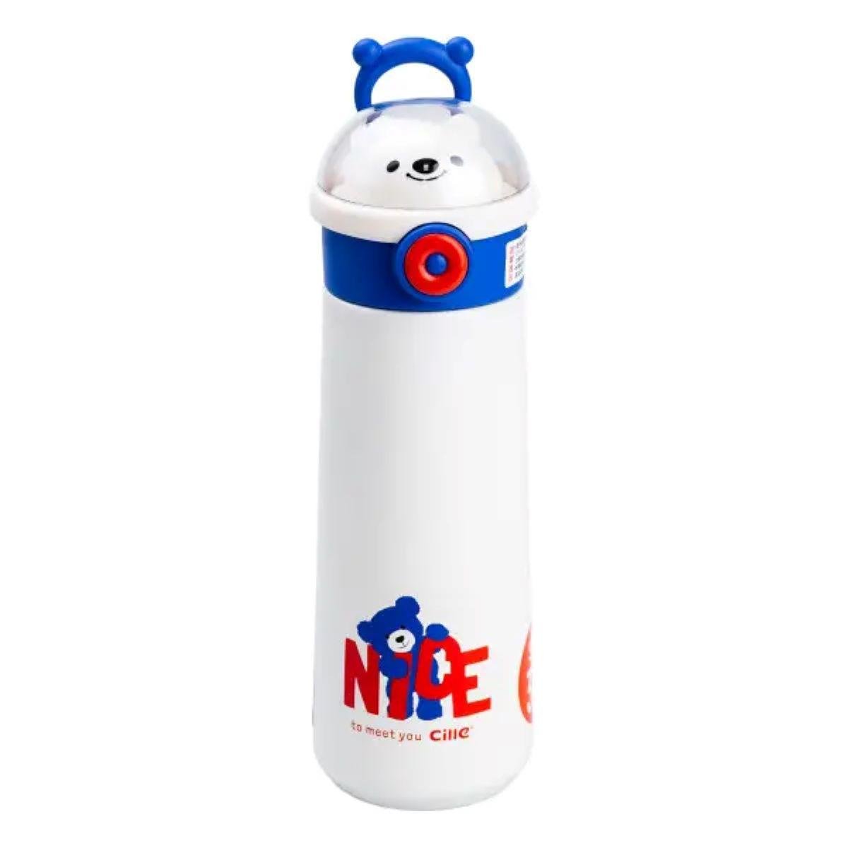 Термос дитячий з трубочкою 500 мл Синій (HP17306B)