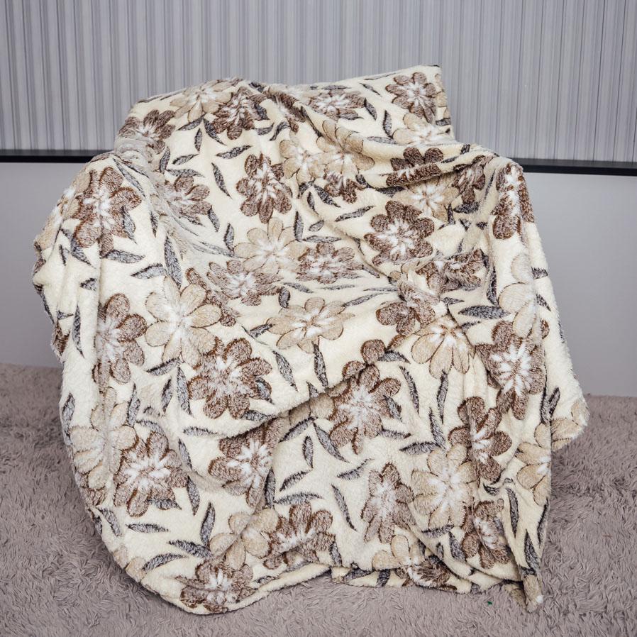 Плед микрофибра полуторный Лимонный (7562)