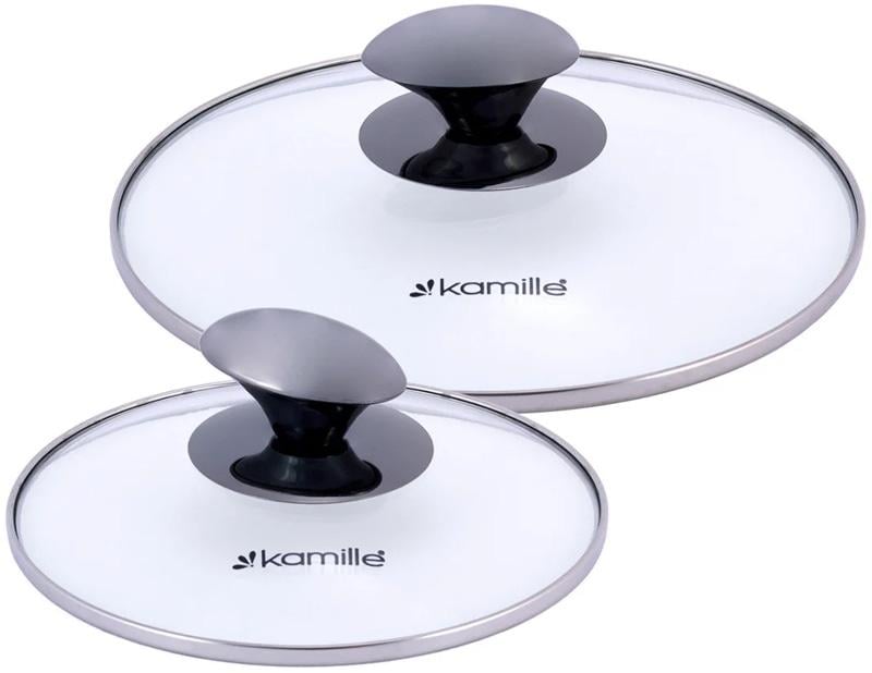 Набор кастрюль Kamille Groningen 3 шт. 1/1,5/2 л из нержавеющей стали с 5-слойным индукционным дном (KM-4926) - фото 5