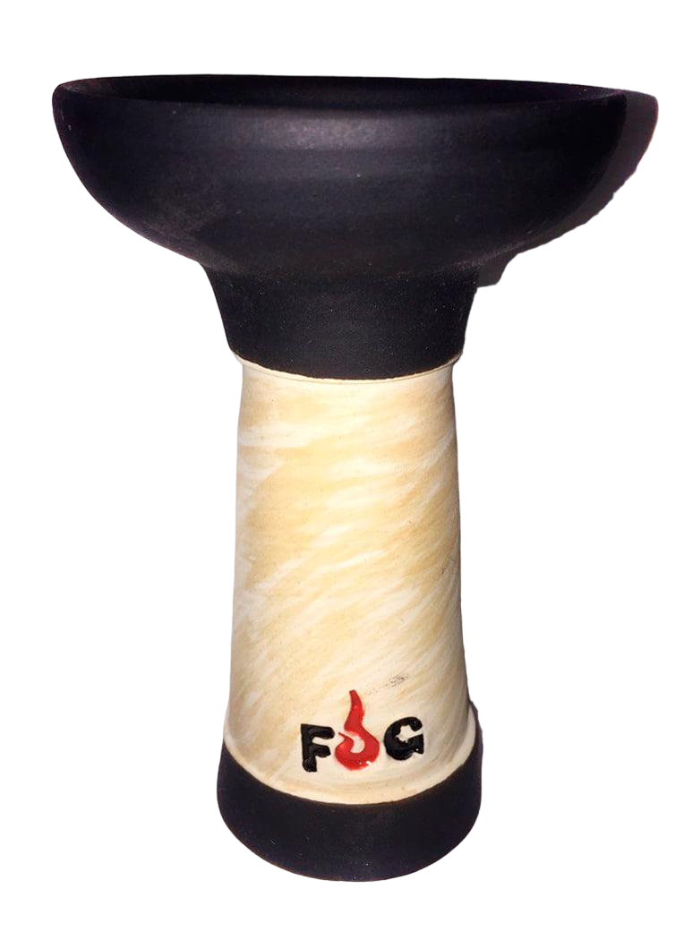 Чаша для кальяна FOG Lighthouse Glaze Черный/Белый (4640)