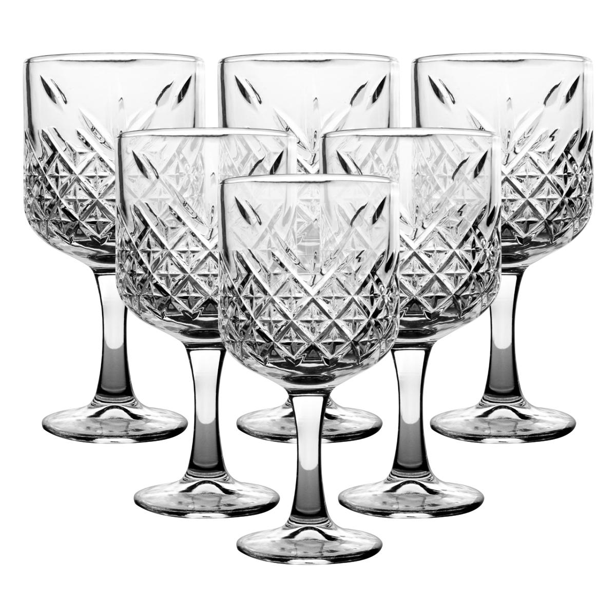 Набор бокалов для вина Lirmartur 6 шт. по 400 мл (HP-YH-44) Набор бокалов для вина Lirmartur 6 шт. по 400 мл (HP-YH-44)