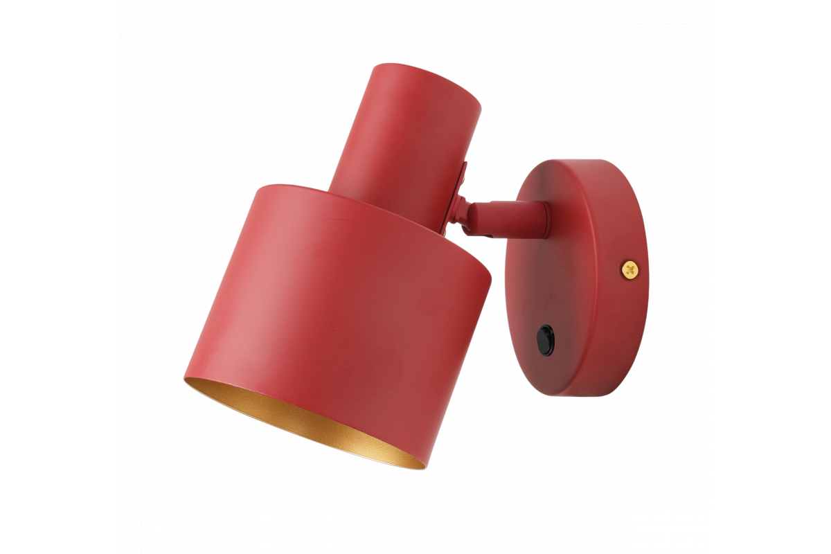 Светильник настенный GTV SELVIA II с включенным 6096 50/60 Гц E14 IP20 Красный (00000036401)