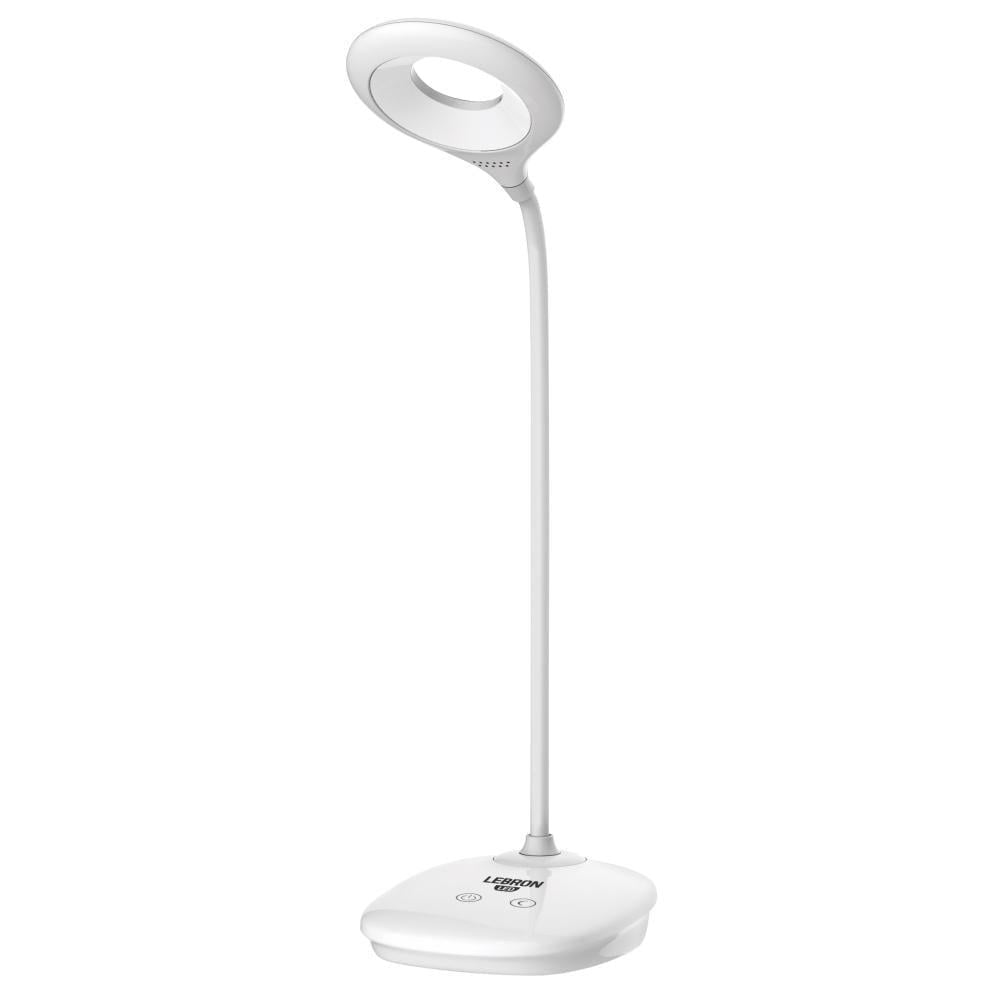 Настольная LED-лампа Lebron L-TL-L-44 Li-ion USB 4W 4100K 1200 mAh Белый (28683687)