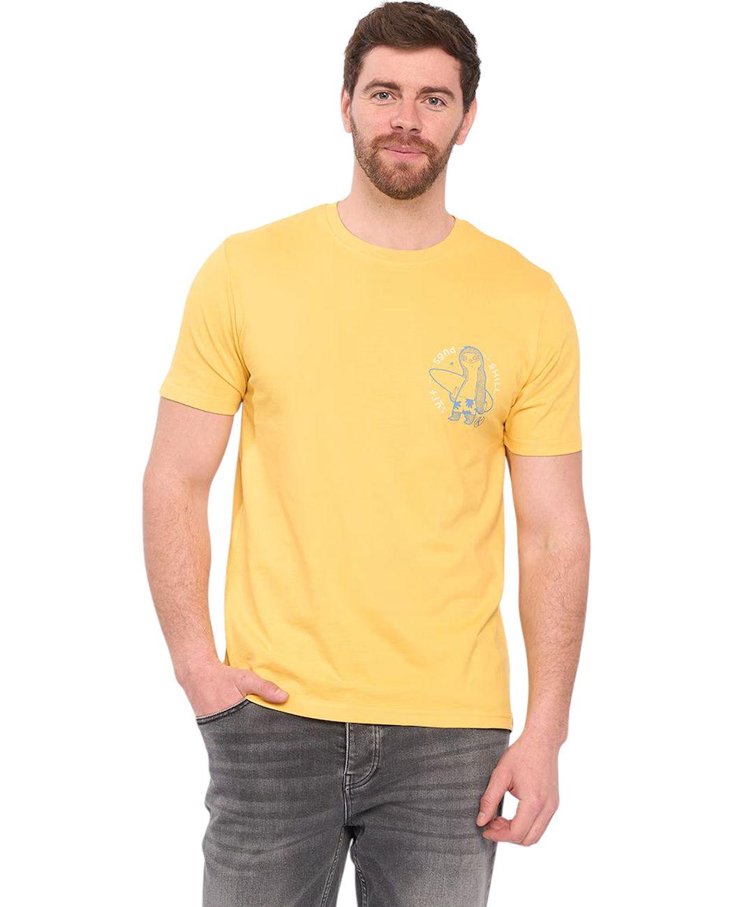 Футболка мужская Kenvelo 10106128.Y32 XL Желтый (5942723038685)