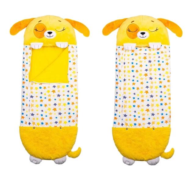 Дитячий спальний мішок-подушка на блискавці Цуценя Baby Sleeping Bag 130 см S Жовтий - фото 3 Дитячий спальний мішок-подушка на блискавці Цуценя Baby Sleeping Bag 130 см S Жовтий - фото 3