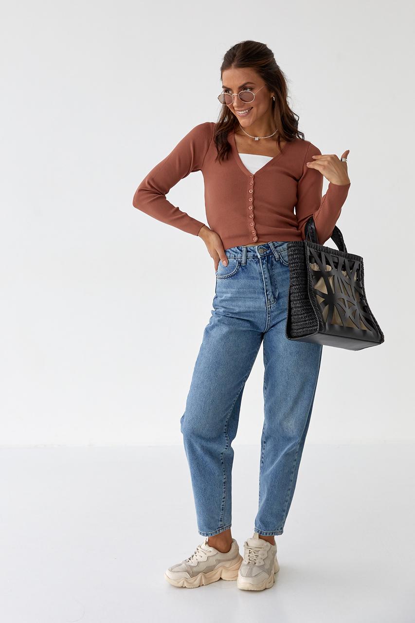 Кардиган Hot Fashion S Коричневый (9527906) - фото 9 Кардиган Hot Fashion S Коричневый (9527906) - фото 9