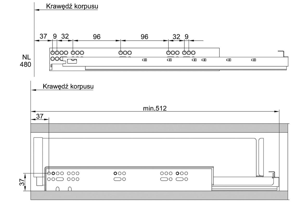 Ящик з декором MAXIMA PURO 600х80х480 мм Чорний матовий (WE35.0002.01.A18 (011880) - фото 2 Ящик з декором MAXIMA PURO 600х80х480 мм Чорний матовий (WE35.0002.01.A18 (011880) - фото 2