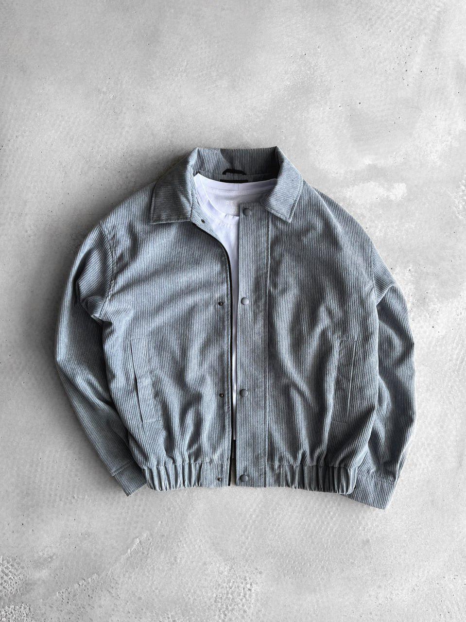 Куртка чоловіча демісезонна Snood вельветова L Сірий (26496/1/3) - фото 4 Куртка чоловіча демісезонна Snood вельветова L Сірий (26496/1/3) - фото 4