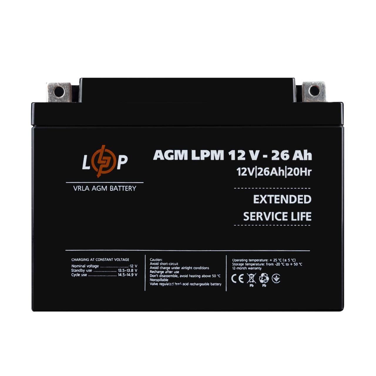 Акумулятор AGM LPM 12V-26 Ah (3133246425)