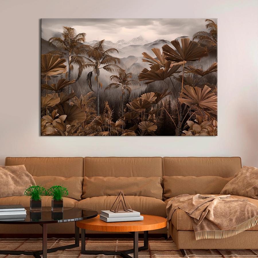 Картина на полотні Красивий тропічний ліс 80x54 см (V458-1_L)