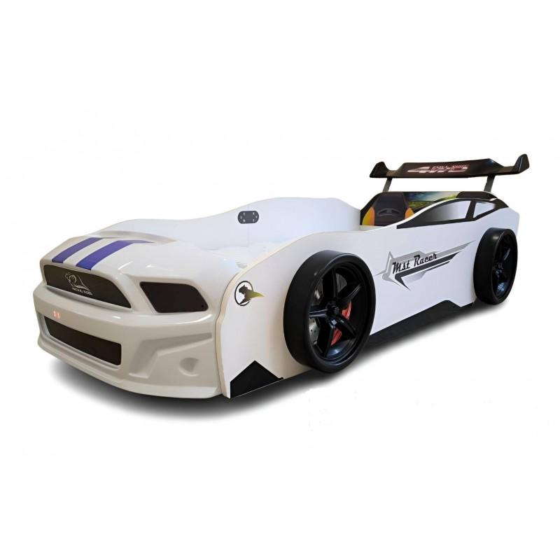 Кровать-машина Exit Dream car с подсветкой Белый