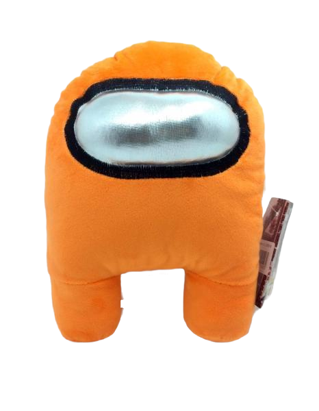 Мягкая игрушка Копица AMONG US 1/1 20х16 см (00006-03 ОРАНЖЕВЫЙ)