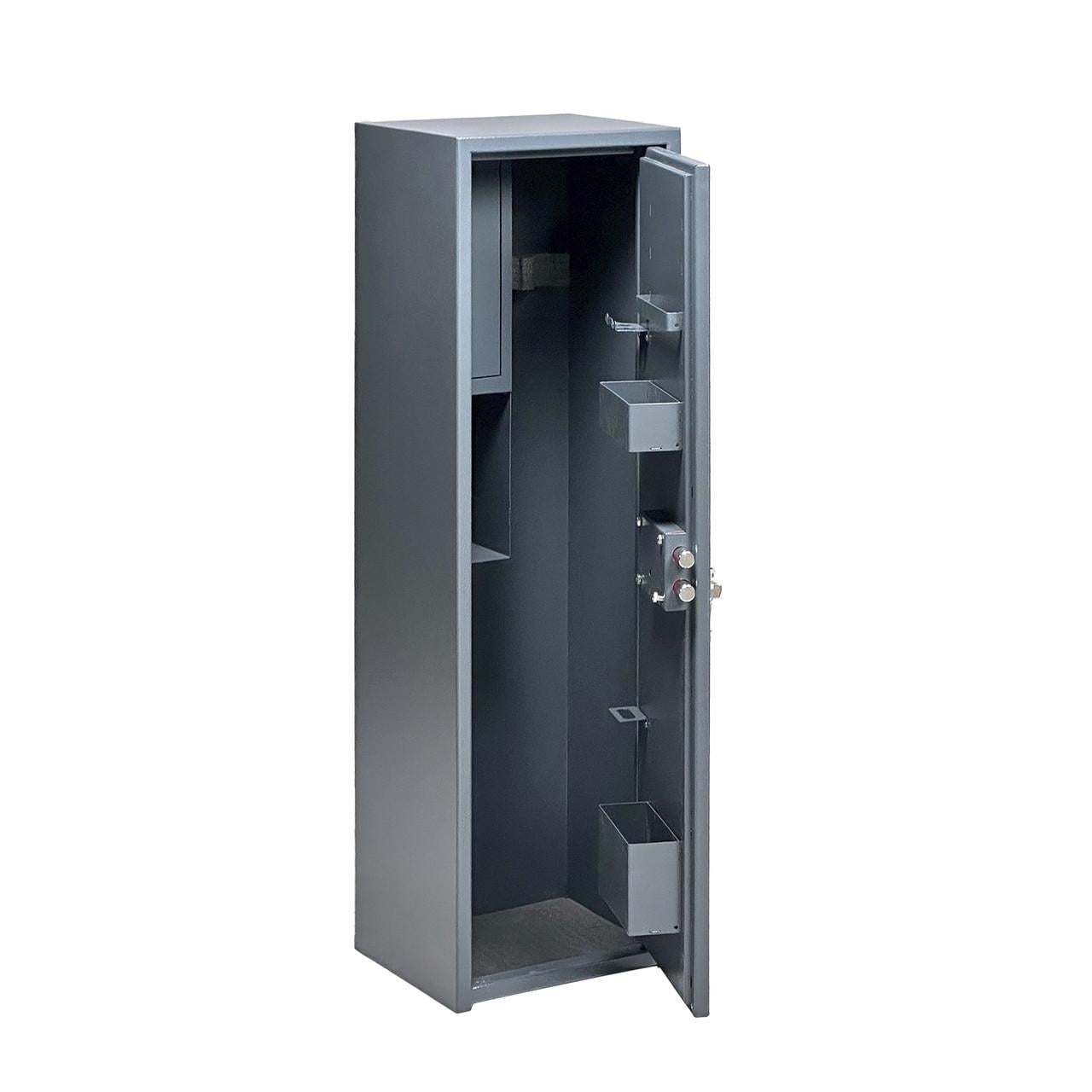 Сейф оружейний Metalzavod ШОС-1000 30х25х100 см Антрацитово-серый (ШОС-1000)