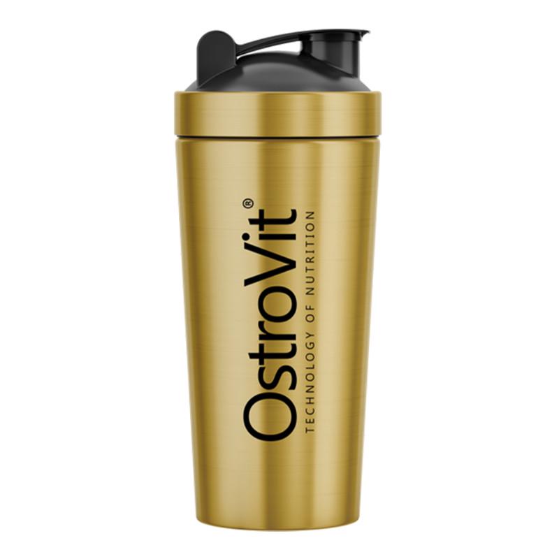 Шейкер для спортивного харчування OstroVit Shaker Steel 750 мл Золотий (22835-01)