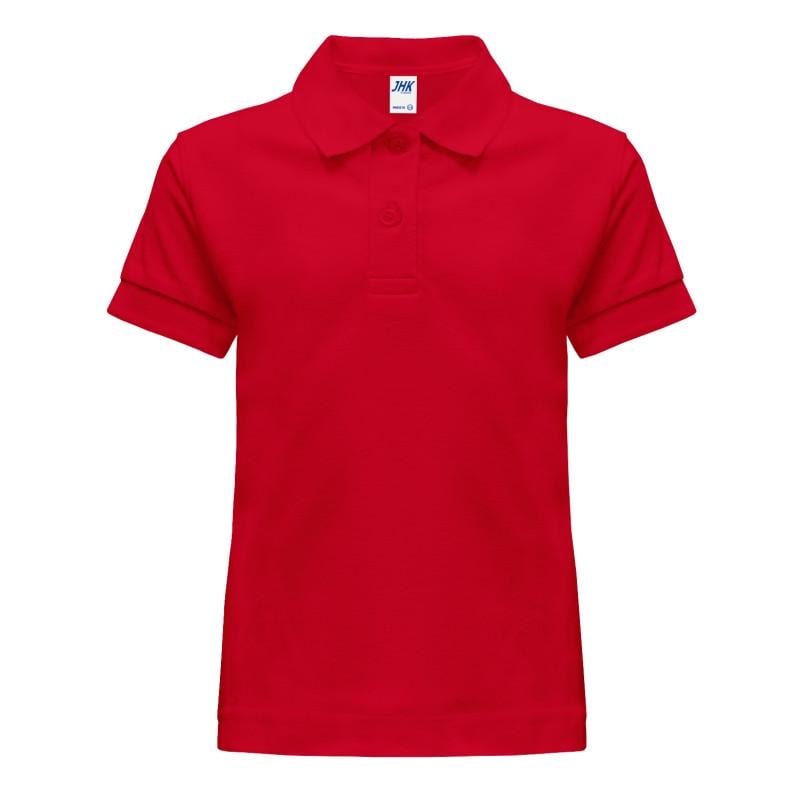 Футболка детская JHK KID POLO 9/11 Красный (RD) Футболка детская JHK KID POLO 9/11 Красный (RD)