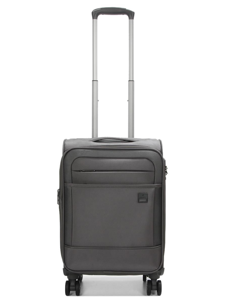 Чемодан ручная кладь AIRTEX ткань S 55х35х20 + 5 см 38 л 2,7 кг Серый (832)