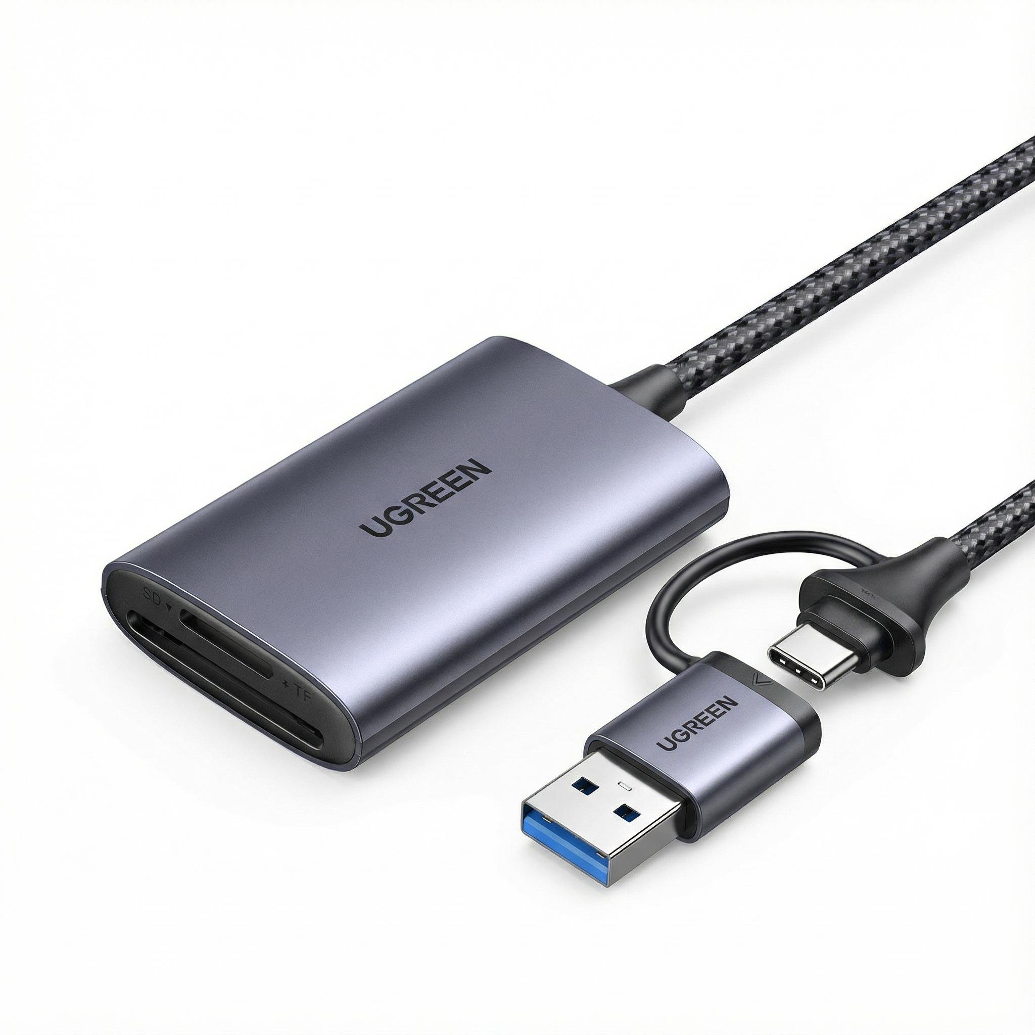 Кардидер Ugreen CM401 USB-C USB-A 0,5 м Серый (35148) Кардидер Ugreen CM401 USB-C USB-A 0,5 м Серый (35148)