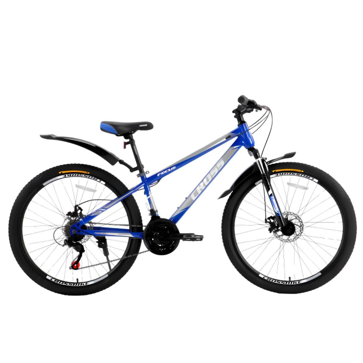 Велосипед Cross Focus 24" 11" Синій/Сірий (132)