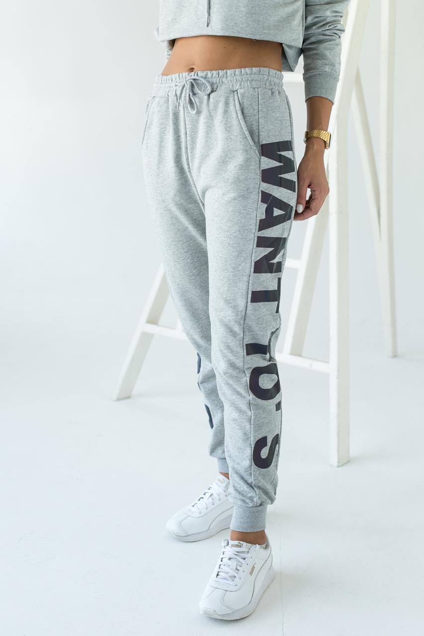 Джоггеры спортивные LUREX L Серый (9541362)