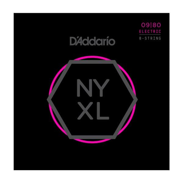 Струны для гитары DAddario NYXL0980 NYXL 8-string 9-80 Super Light