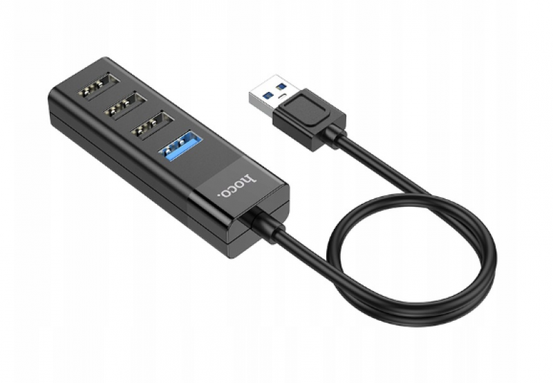 USB-хаб Hoco 4в1 Type-C на 1хUSB 3.0 + 3хUSB 2.0 (HB25)