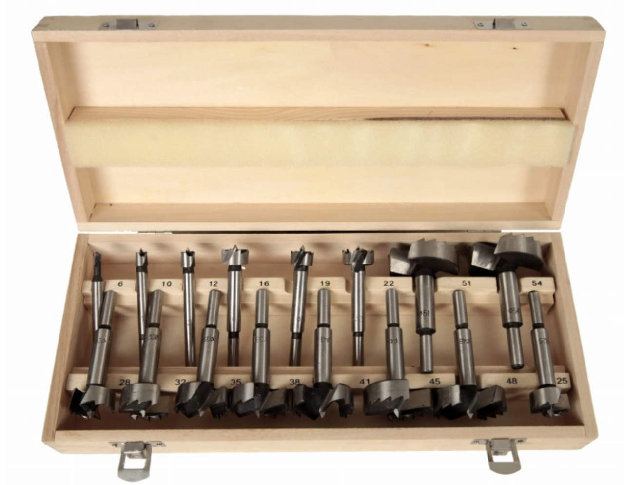 Набор фрез форстера по дереву Silver S10470 6-54 мм 16 шт.