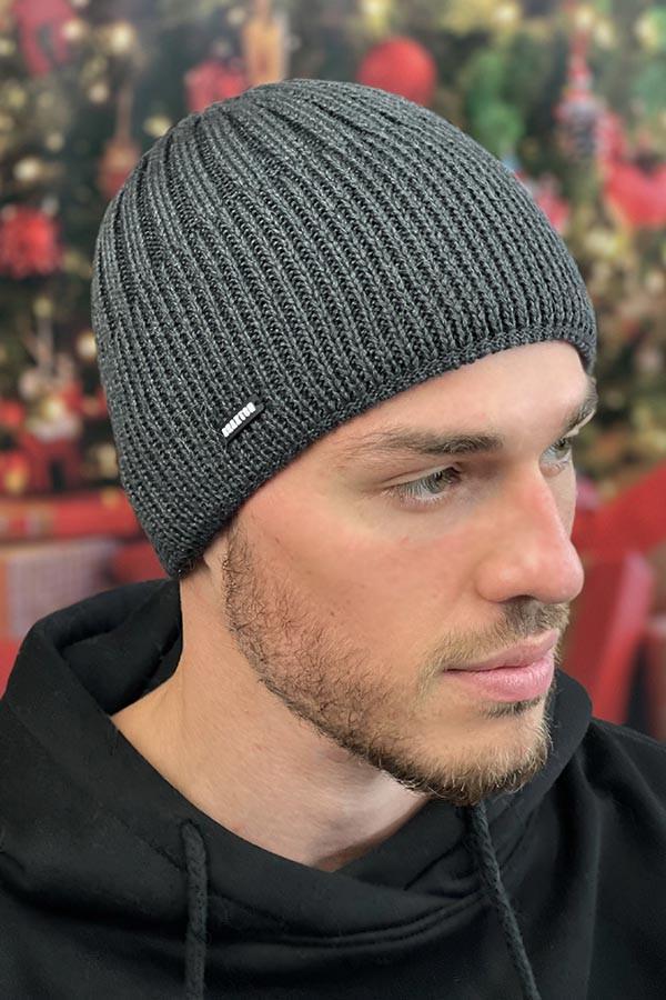 Шапка мужская Braxton Рилан Графит/Черный (7206)