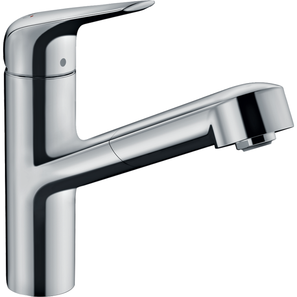 Змішувач для мийки Hansgrohe M427-H150 з витяжним виливом Хром (71814000)