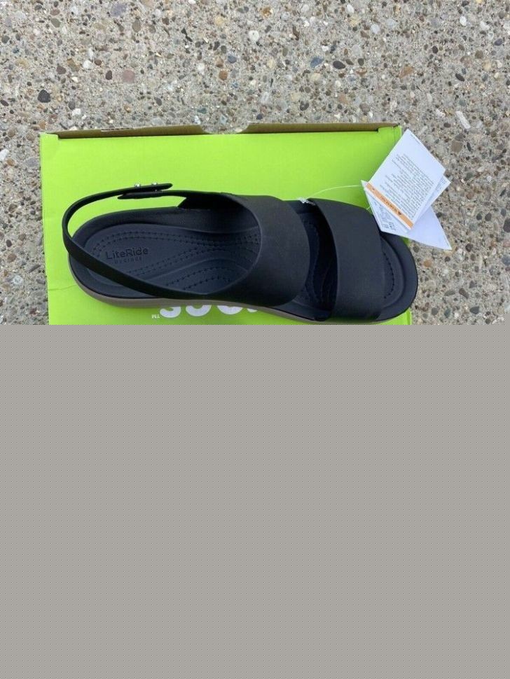 Сандалі жіночі Crocs Brooklyn Low Wedge р. 37/38 Black/Mushroom (14854) - фото 7 Сандалі жіночі Crocs Brooklyn Low Wedge р. 37/38 Black/Mushroom (14854) - фото 7