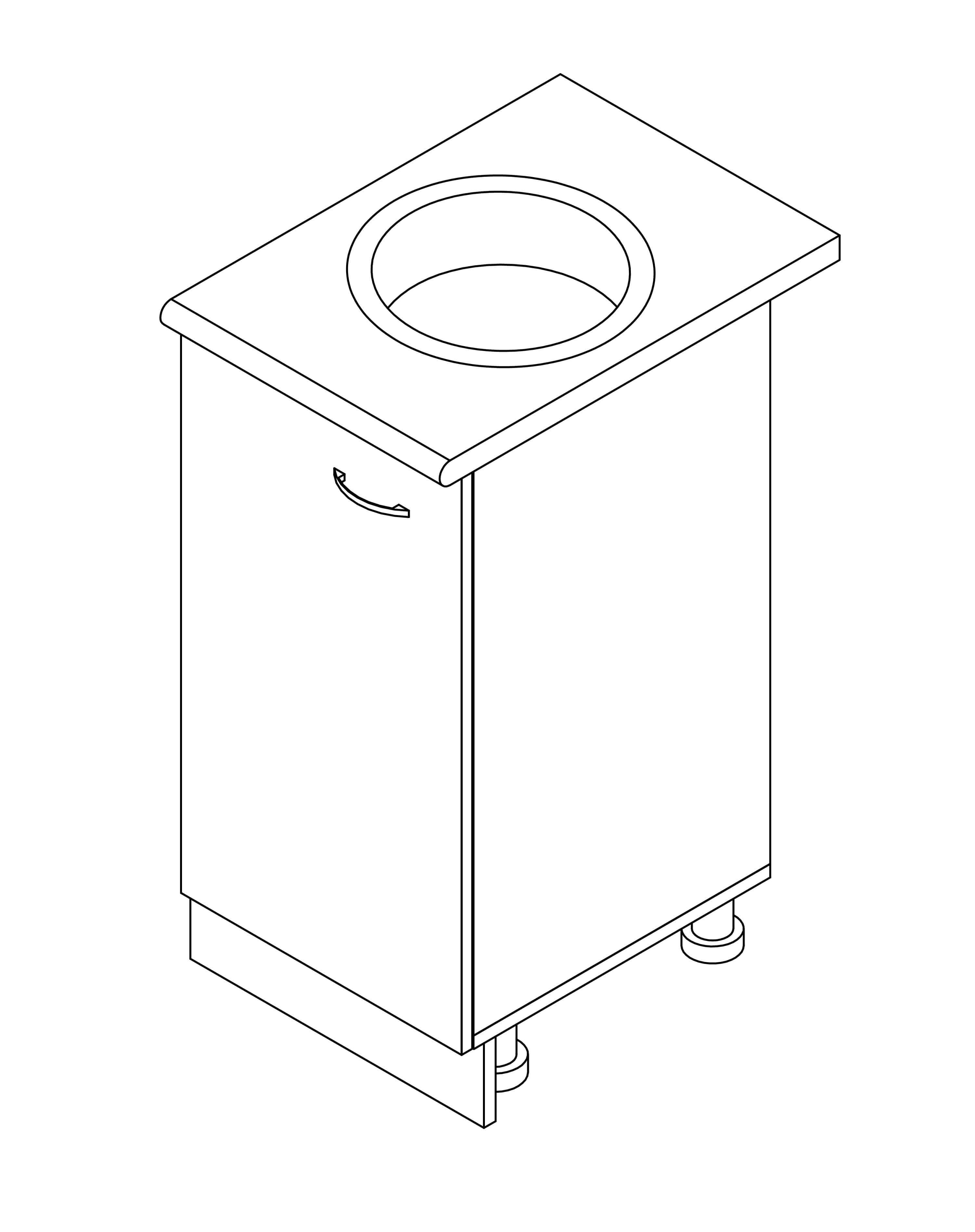 Тумба-мийка МАКСІ-МЕблі однодверна з врізним миттям зі стільницею 1-й кат. складська програма 0,5 Дуб трюфель (5102121) - фото 4 Тумба-мийка МАКСІ-МЕблі однодверна з врізним миттям зі стільницею 1-й кат. складська програма 0,5 Дуб трюфель (5102121) - фото 4