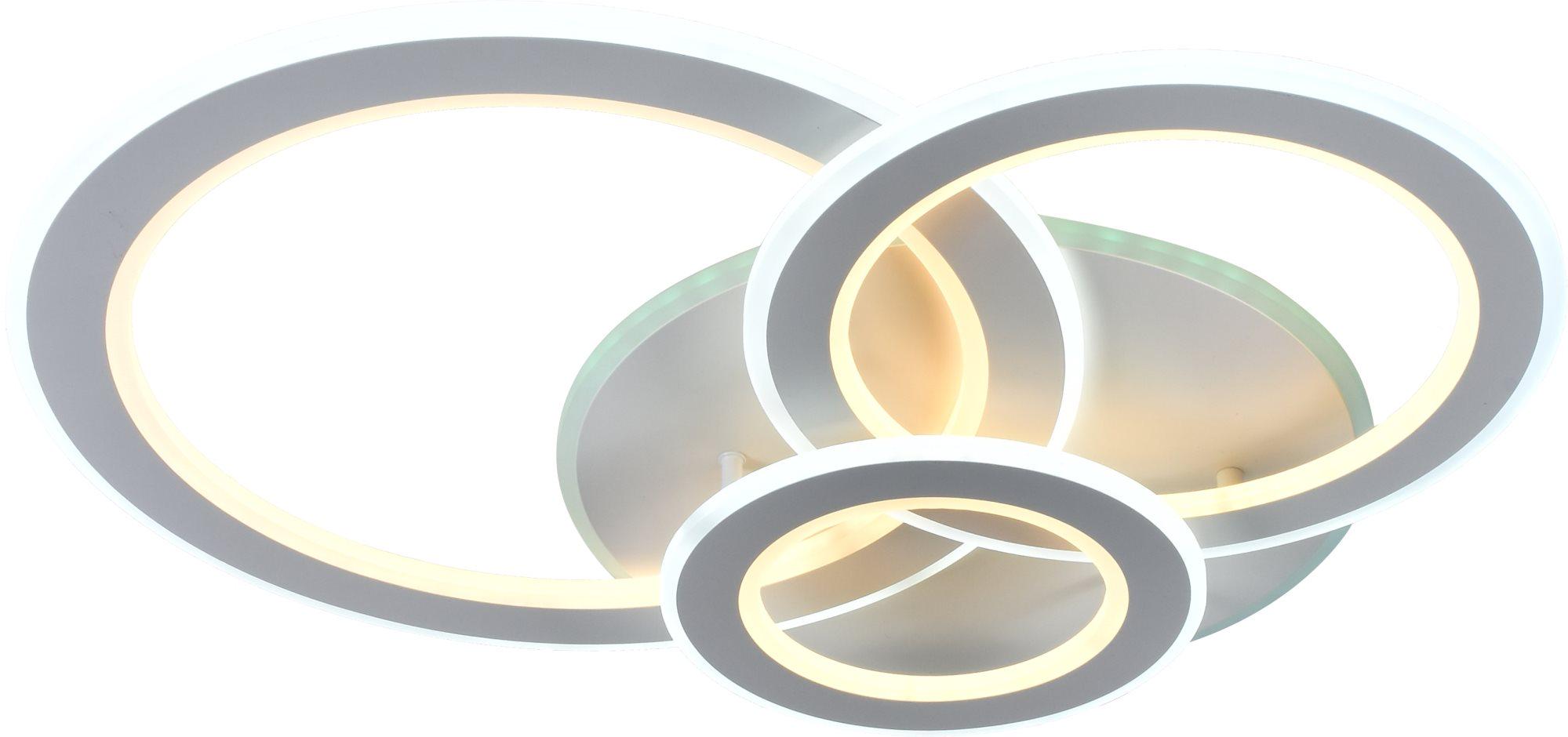 Люстра светодиодная Sirius LI8778/3 WH RGB 220 W 11 W акриловая (000036741)