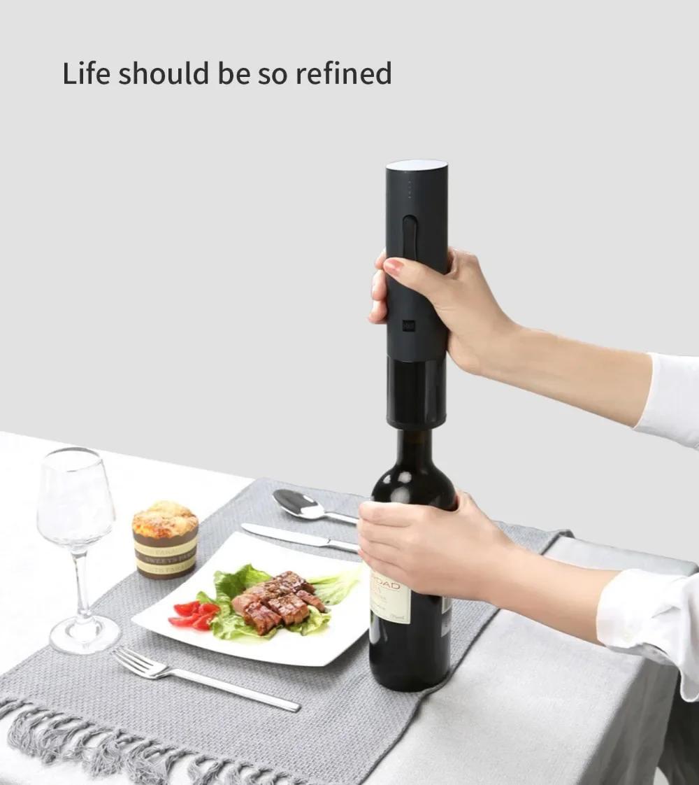 Електроштопор HuoHou HU0027 Electric Wine Bottle Opener USB Black - фото 5