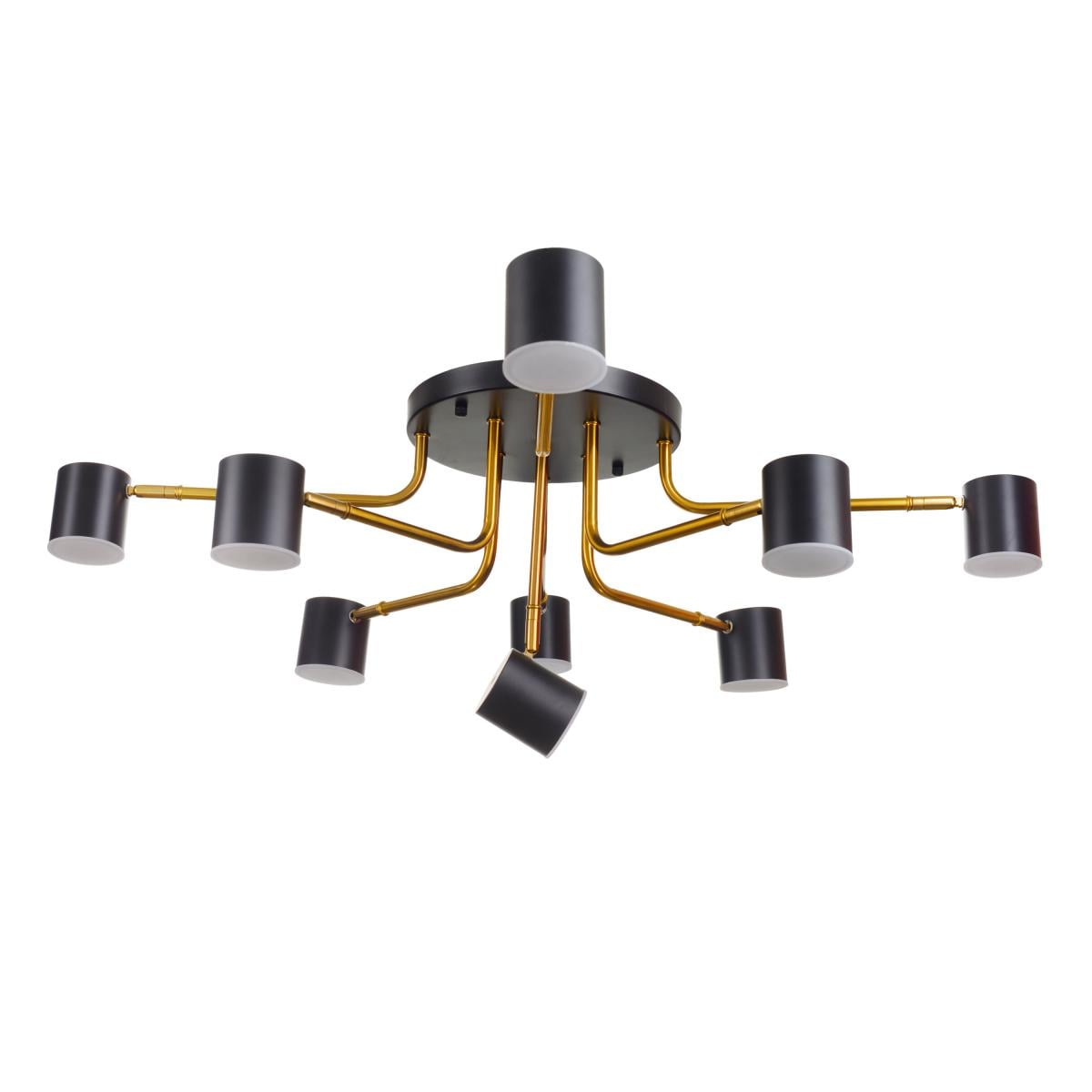 Светодиодная люстра Brille BR-01 638C/9 LED 54 W BK/G