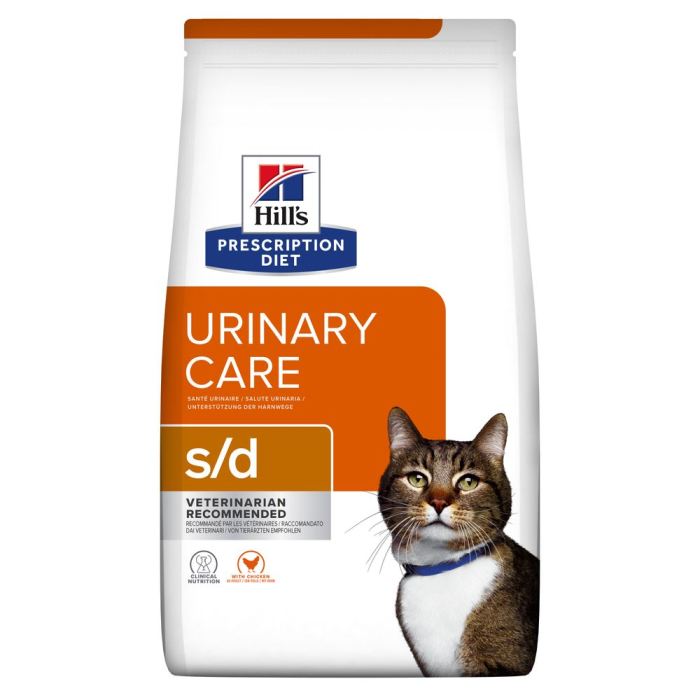 Корм сухий для котів догляд за сечовивідною системою Hill's Prescription Diet Urinary Care s/d з куркою 3 кг