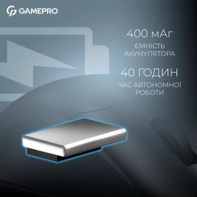 Компьютерная мышка GamePro Asgard Surt Bluetooth/USB Black (GM017B) - фото 3