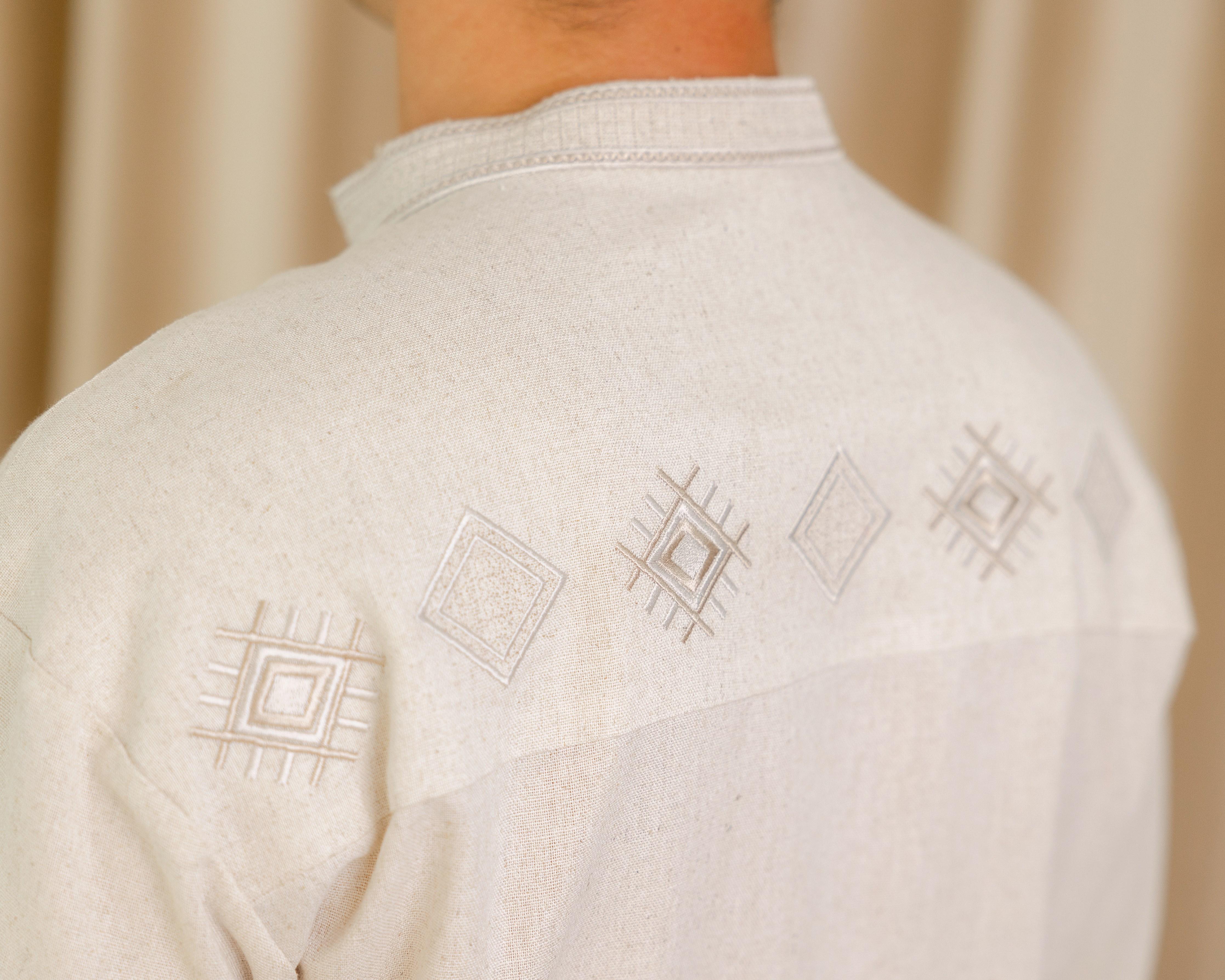 Рубашка мужская Колос с вышивкой 3XL (0002229-XXXL) - фото 2 Рубашка мужская Колос с вышивкой 3XL (0002229-XXXL) - фото 2