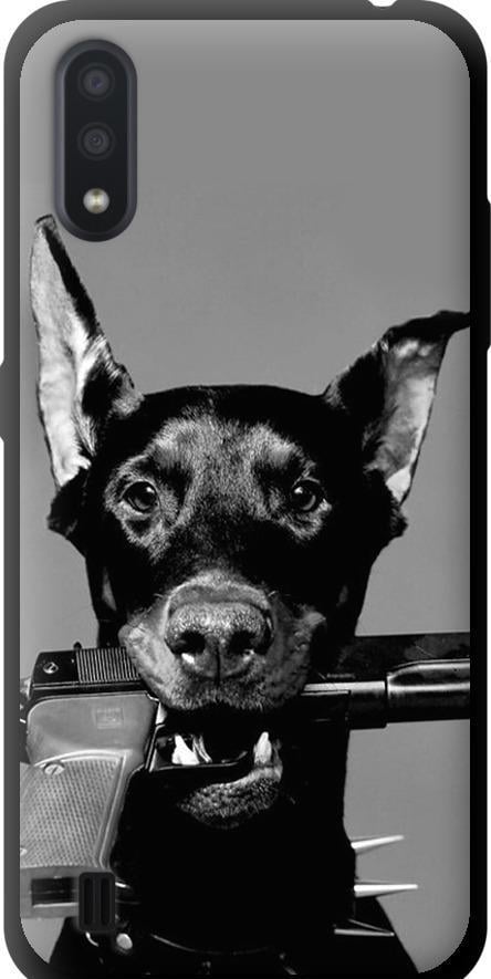 Чехол на Samsung Galaxy A01 A015F Доберман (2745b-1842-42517)