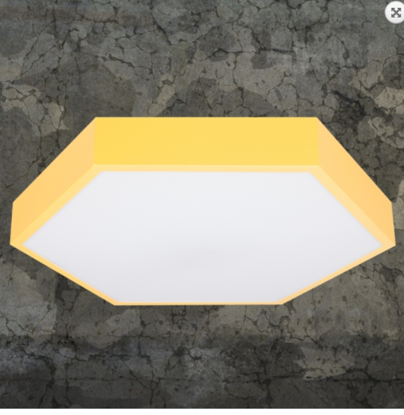 Люстра потолочная светодиодная 752L74 Yellow (1387669967)