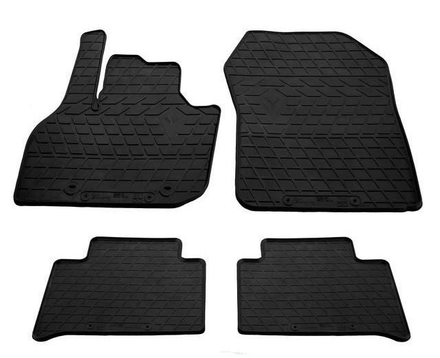 Коврики резиновые Stingray в салон Renault ZOE 19-design 2016 with plastic clips RN2 4 шт. (1018314)