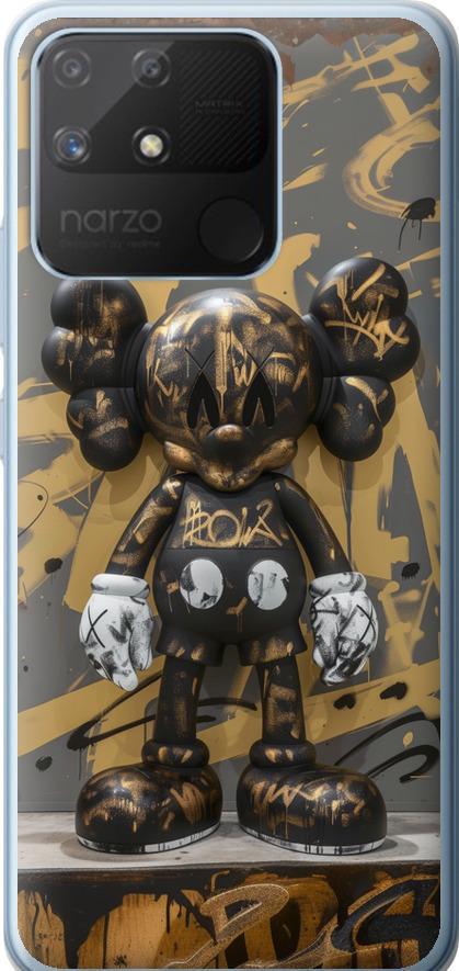 Чехол на Realme Narzo 50A Bronze kaws (6097t-2514-42517)