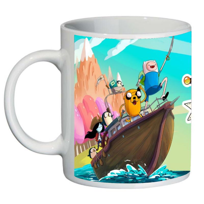 Кружка с принтом SuperCup Время приключений (SC-ATR-0010)