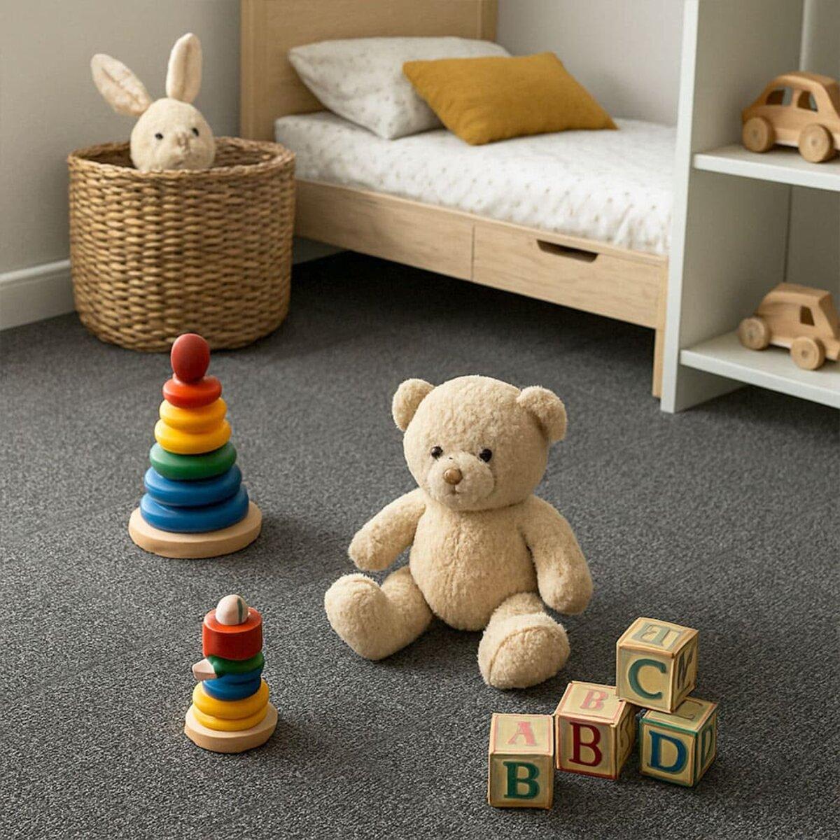 Плитка ковролиновая с TPR основанием 300х300х4 мм Темно-серый (SW-00002801) - фото 6 Плитка ковролиновая с TPR основанием 300х300х4 мм Темно-серый (SW-00002801) - фото 6