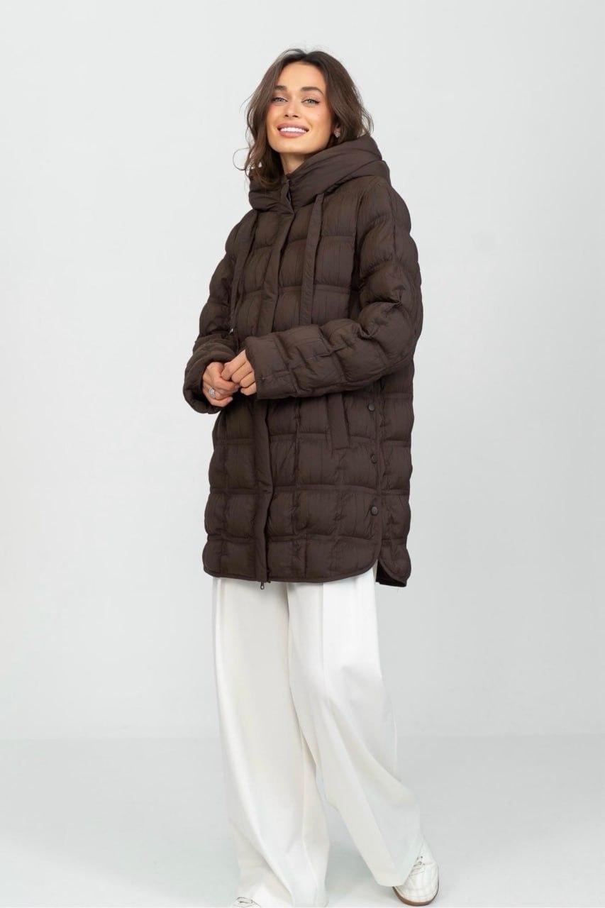 Куртка жіноча весняна молодіжна р. 50 Шоколадний (33242895)